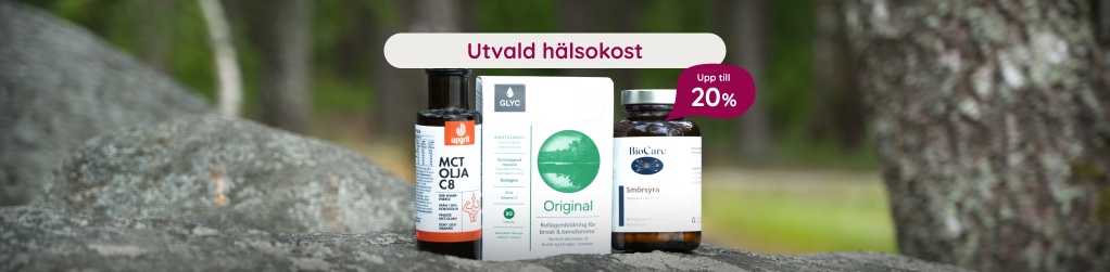 Kosttillskott  upp till 20%
